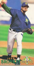 1994 Fleer Extra Bases Baseball #99 Jeff Bronkey Milwaukee Brewers