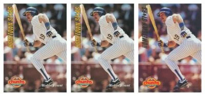 (3) Lote de cerveceros Robin Yount 1994 Pinnacle Church's Hometown Stars #25 Foto 1 de 2