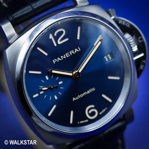 PANERAI Luminor Due Pam00926 Blue Dial Stainless Automatic Men's Watch - Picture 1 of 13