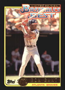 1992 Topps McDonald's Atlanta Braves Baseball Card #14 Ron Gant