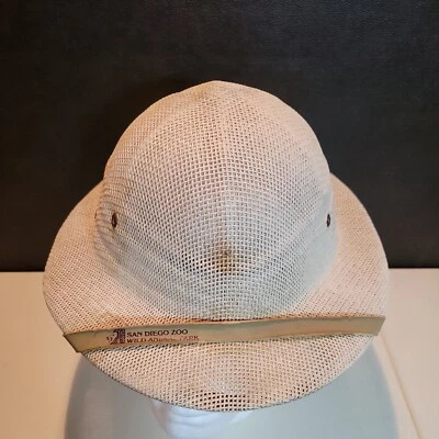 San Diego Zoo Wild Animal Park Safari Sun Hat Adjustable Band USA MADE. - Image 1 of 4