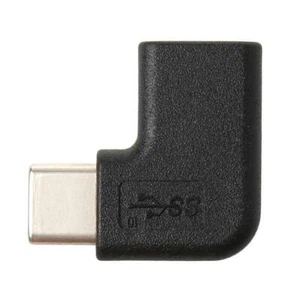 90 Degree Right Angle USB 3.1 Type C Male To Female USB-C Converter Adapter - Photo 1 sur 12