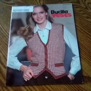 Bucilla Vests To Knit And Crochet Pattern Booklet Volume 52 - Picture 1 of 4