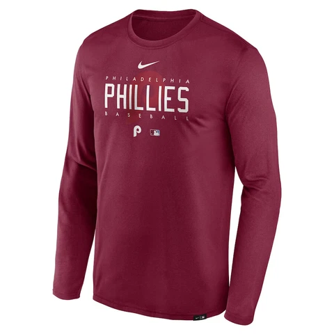 Philadelphia Phillies Nike Authentic Collection Legend Performance Long T-Shirt Cover
