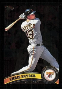 2011 Topps Wal-Mart All Black Chris Snyder Pittsburgh Pirates #487 - Picture 1 of 2