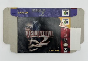 Resident Evil 2 (Nintendo 64, 1999 N64) solo scatola originale - NO GIOCO - Foto 1 di 8