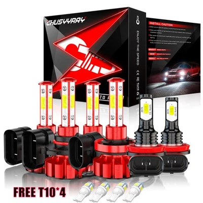 Kit de bombilla antiniebla de haz alto/bajo LED para faros Fit Saab 9-7x 2005-2009 Foto 1 de 4