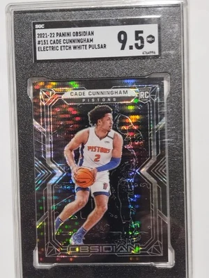 2021-22 Panini Obsidian - Cade Cunningham #151 Electric Etch Asia (RC) Sgc9.5 - Image 1 of 4