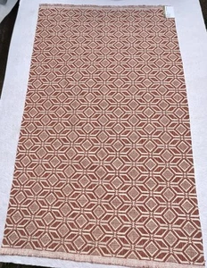 Trend 05576 Spice Upholstery Fabric 54”x58” Geometric Boucle Rust Orange NWT - Picture 1 of 11
