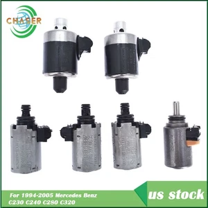 6Pcs 722.6 Transmission Solenoid for 1994-05 Mercedes Benz C230 C240 C280 C320 - Picture 1 of 8