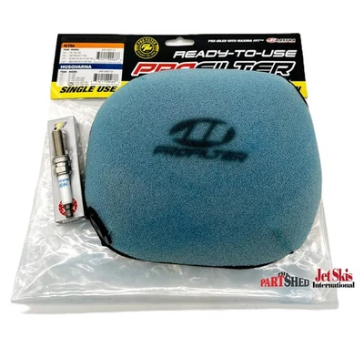 Комплект воздушного фильтра KTM 250 350 450 SXF XCF 2017-2022 Maxima Pro NGK LMAR9AI-8D - Изображение 1 из 4