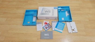 Consola de juegos deportiva Nintendo Wii blanca CAJA VACÍA BANDEJAS INSERTOS SOLO MANUALES, fotos Foto 1 de 4