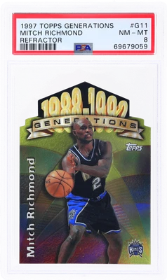 Topps Mitch Richmond Generations Refractor 1997 #G11 PSA 8 Foto 1 de 2