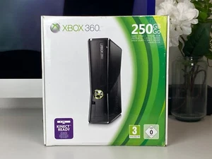 ⭐️ CONSOLE Microsoft xbox 360 slim 250gb con confezione (nero opaco) - Foto 1 di 10