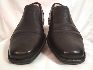Men's Rieker Antistress German Black Leather Cap Toe Loafer Sz-41 (US-8?) f247 - Imagen 1 de 12