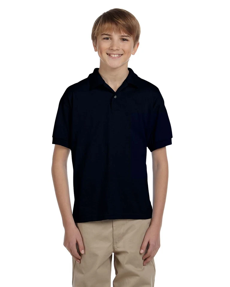 Gildan Youth Polo Shirt Short Sleeve DryBlend 50/50 Sport G880B - Image 1 of 1