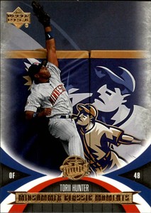 2005 (TWINS) UD Mini Jersey Collection #100 Torii Hunter MCM