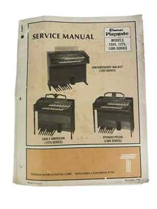 Thomas Playmate Manual For 1324, 1375, 1385 Series Organ 1979 Schematics - Picture 1 of 4