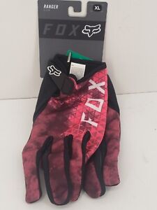 New Fox Racing Ranger Gloves In Pink Size XL 1XL Motocross MX BMX MTB