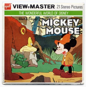 Vintage WALT DISNEY'S MICKEY MOUSE VIEW-MASTER REELS (1958) 3 DISKS + Booklet - Picture 1 of 5