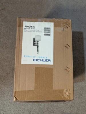 Aplique de pared interior para baño de níquel cepillado 1 luz KICHLER Marette 55000 Foto 1 de 3