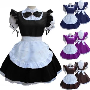 Anime Bow Retro Maid Dress - Picture 1 of 5