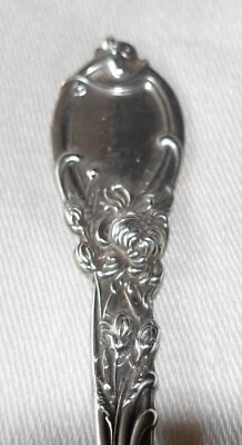 Colher de prata esterlina Reed & Barton La Parisienne 1902 Davenport Iowa 31 gramas - Imagem 1 de 4