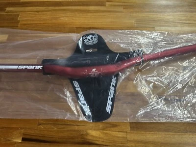 Guidão Spank Spoon 800 31,8mm 20mm altura vermelha - Imagem 1 de 4