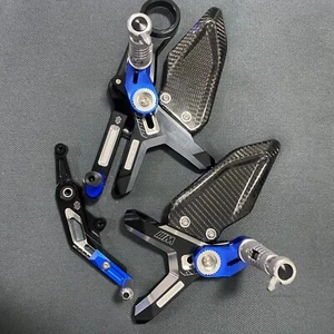 For BMW S1000RR M1000RR Footrest Kit Foot Peg Rear Adjustable Footrest 2019-2023 - Picture 1 of 7