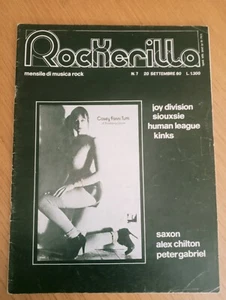 ROCKERILLA N. 7 1980 THROBBING GRISTLE - JOY DIVISION - SIOUXSIE - KNICKE - Bild 1 von 2