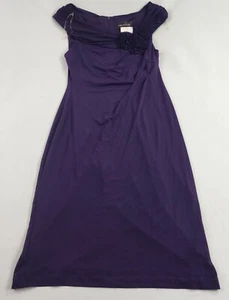 Connected Damenkleid Größe 6 lila Polyester Elasthan Reißverschluss B1311796M Aubergine $ 50 - Bild 1 von 9
