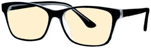 Gafas de computadora con lentes antirreflectantes de doble cara de melocotón transparente - - Imagen 1 de 1