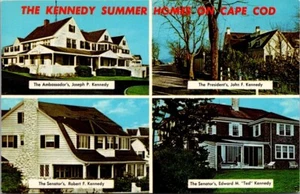 Familia Kennedy Casa de Verano CAPE BAD, MA Tarjeta Postal Multi Vista - Imagen 1 de 2