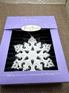 Pure Grace By Design SF4D Showflake Christmas ornament NWT - Picture 1 of 11
