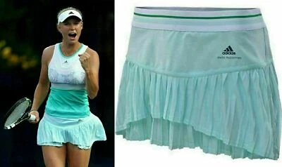 Nuevo con etiquetas Adidas Stella McCartney Tenis Falda Skort Pantalones Cortos 36L (S Largo) - Fresco Aqua Foto 1 de 4