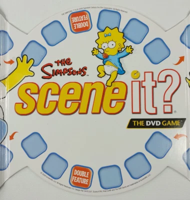The Simpsons Scene It Deluxe DVD Game GAMEBOARD Replacement Part - Image 1 of 4