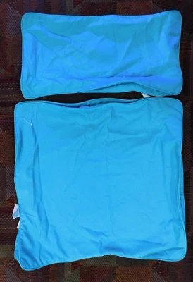 2 SUNBRELLA Outdoor Cushion Covers seat & back 25"l x 13.5"w & 25"x26.5"x5.5" - Image 1 of 4