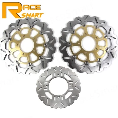 Rotores de disco de freno delanteros traseros flotantes para Kawasaki Versys 1000 KLZ1000 2015-2023 Foto 1 de 4