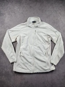 Mountain Hardwear Jacket Women Large White Fleece Campshire Full Zip Outdoor - Picture 1 of 13