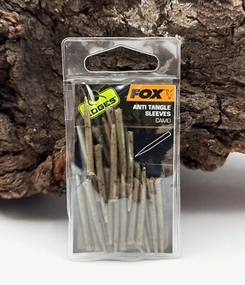 Fox Edges Camo Anti Tangle Sleeves 25 Stück für Karpfen Rigs DER ANGLER DA