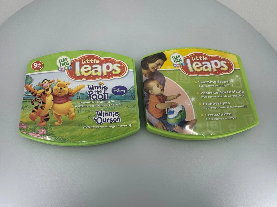 Leap Frog Babies Little Leaps Interactive Learning Disc Lot Of 2 - Image 1 of 4