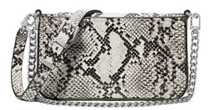 Michael Kors Bryant Small Snake Embossed Leather Convertible Pochette NWT - Picture 1 of 3
