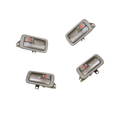 Juego de 4 piezas manija interior interior de puerta interior para Toyota Camry Brown 1992 1993-1996 Foto 1 de 3