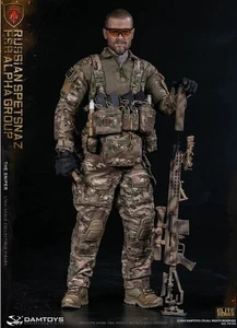 Nuevo DAMTOYS 78100 Russian Spetsnaz FSB Alpha Group Sniper 12" Figura en stock - Imagen 1 de 14