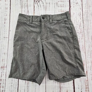 Hurley Phantom Gray 6" Inseam Hybrid Flat Front Chino Shorts Youth 22 - Picture 1 of 14