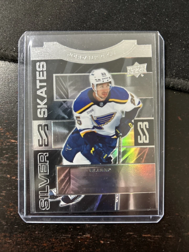 Jordan Kyrou 2023-24 Upper Deck Extended Silver Skates Die Cut #SS-29 St.Louis L - Image 1 of 1