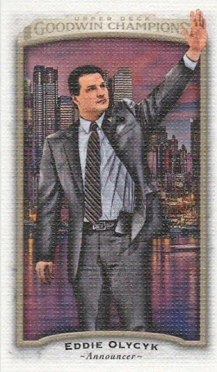 2017 Goodwin Champions Canvas Mini 44 Eddie Olczyk - Image 1 of 1
