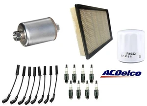 Tune Up Kit Filters Spark Plugs For CHEVY TAHOE 5.3L, GAS, SQUARE COIL 2003-2005 - Picture 1 of 6