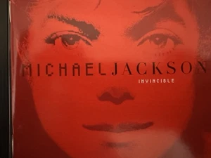MICHAEL JACKSON - Invincible (Red Cover) CD 2001 Epic AS NEW! - Imagen 1 de 2