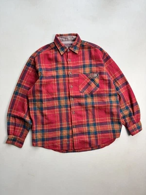 Vintage 90s Marlboro Calssics Wool Flannel Shirt Checkered - Image 1 of 4